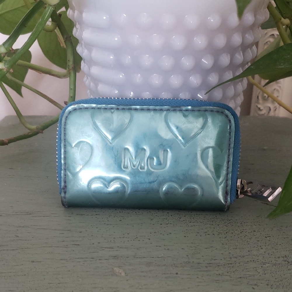 Marc Jacobs Metallic Blue Wallet